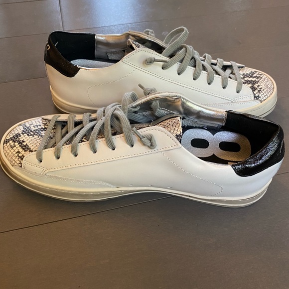 P448 white silver python shoes - Picture 3 of 6